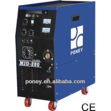 ce approved steel material DC gas& no gas mig welding machine with accessories-our factory have import and export right